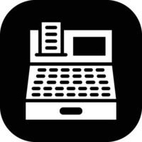 Cashier Machine Vector Icon