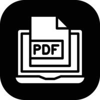 icono de vector de pdf