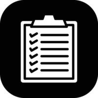 Tasks Checklist Vector Icon