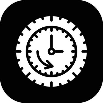 Time Loop Vector Icon