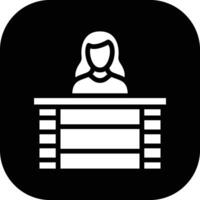 Information Desk Vector Icon