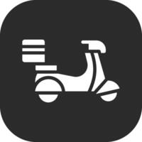 entrega scooter vector icono