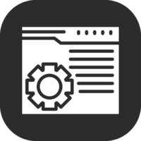 Web Maintenance Vector Icon