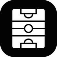 hockey campo vector icono