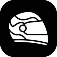 Racing Helmet Vector Icon