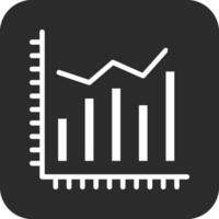 icono de vector de diagrama de crecimiento