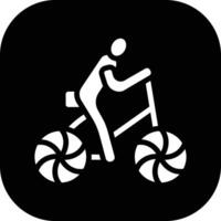 Cycling Person Vector Icon