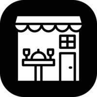 icono de vector de restaurante