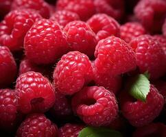 AI generated raspberries and raspberries have all the good things going for them, photo