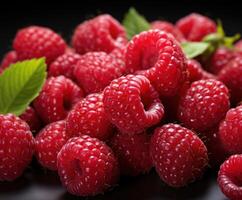 AI generated raspberries and raspberries have all the good things going for them, photo