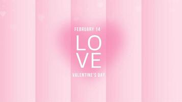 Valentine day, Background,  February 14. Vector illustrations of love, for postcard, card, space for Text. video