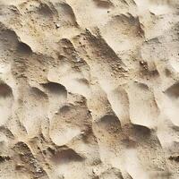 AI generated Photo of beach sand background. Seamless realistic pattern. Sand texture. High quality. AI Generative