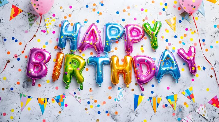 Happy Birthday Balloons Stock Photos Images and Backgrounds for Free Download