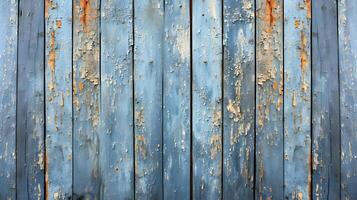 AI generated A large blue dragged wooden plank background. Vertical wooden boards. High quality. AI Generative photo