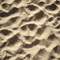 AI generated Photo of beach sand background. Seamless realistic pattern. Sand texture. High quality. AI Generative