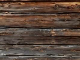 AI generated Natural and rustic wooden texture background made with boards. High quality. AI Generative photo