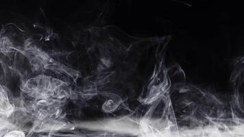 Abstract Smoke Fog and Mist Effect Swirling Surreal Shapes Background video