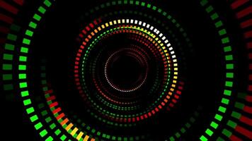 Colorful tunnel Motion Graphics Background video