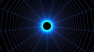 Beautiful Blue Spider web animated background video