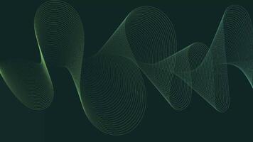 Seamless Lopping Animation of Abstract Future Modern Wave Background Design video