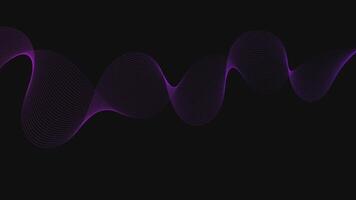 Seamless Lopping Animation of Abstract Future Modern Wave Background Design video