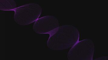 Seamless Lopping Animation of Abstract Future Modern Wave Background Design video