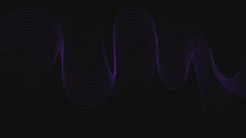 Seamless Lopping Animation of Abstract Future Modern Wave Background Design video