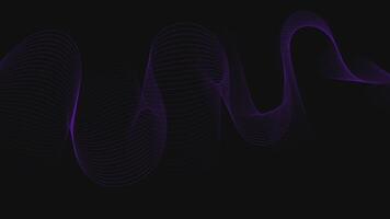 Seamless Lopping Animation of Abstract Future Modern Wave Background Design video