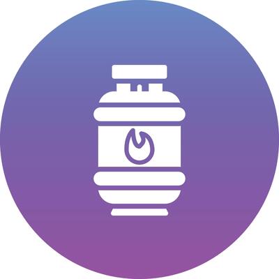 Gas Cylinders Vector Icon