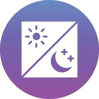 Day and Night Vector Icon