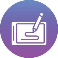 Pen Tablet Vector Icon