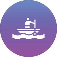 Rowing Vector Icon