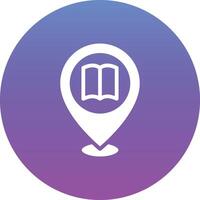 Library Location Vector Icon