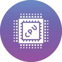 Microprocessor Vector Icon