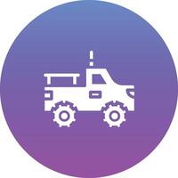 Bigfoot Car Vector Icon