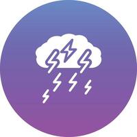 Thunderstorm Vector Icon