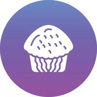 icono de vector de cupcake