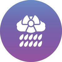 icono de vector de lluvia ácida