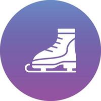 hielo patinar vector icono