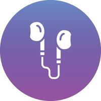 icono de vector de auriculares