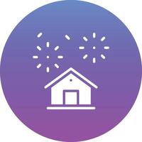 Home Fireworks Vector Icon