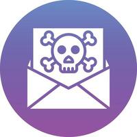 Email Hacked Vector Icon