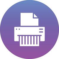 Paper Shredder Vector Icon