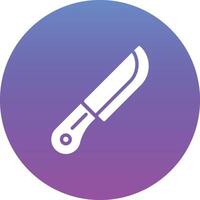 icono de vector de cuchillo