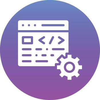 código ajustes vector icono