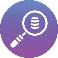 Search Database Vector Icon