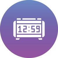 Digital Clock Vector Icon