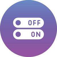 On Off Switch Vector Icon