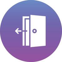 Exit Door Vector Icon