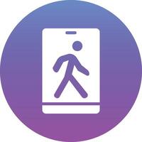 Walking Vector Icon